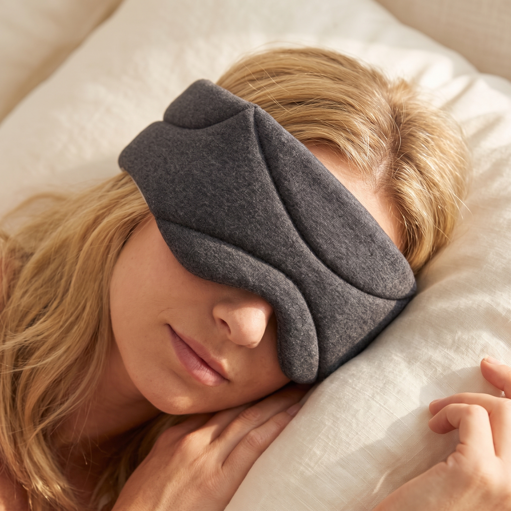 Bluetooth sleep mask headphones by Orenna Rest