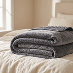 Plush weighted blanket by Orenna Rest